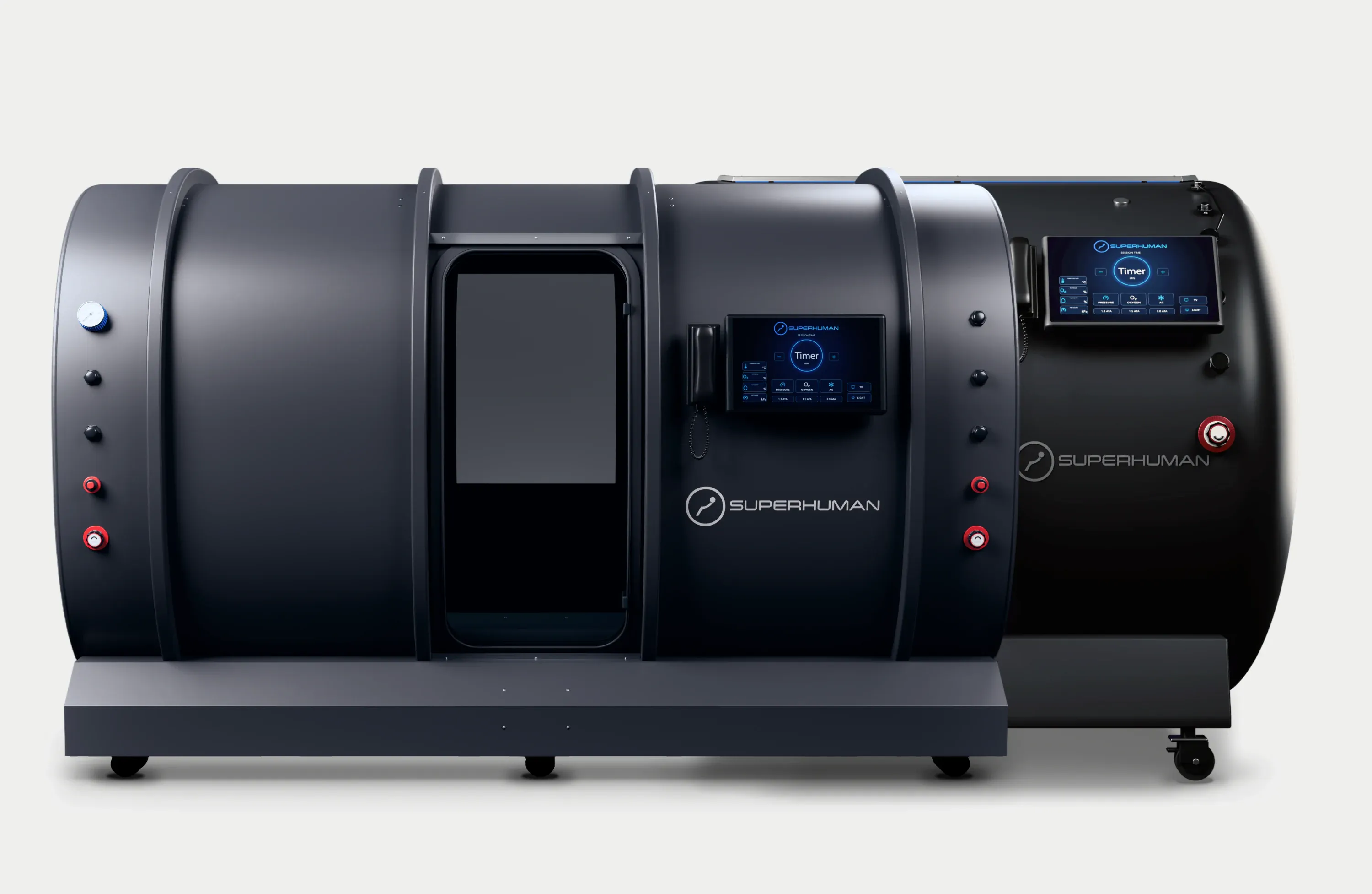 Superhuman T4 and T2 multiplace hyperbaric chambers