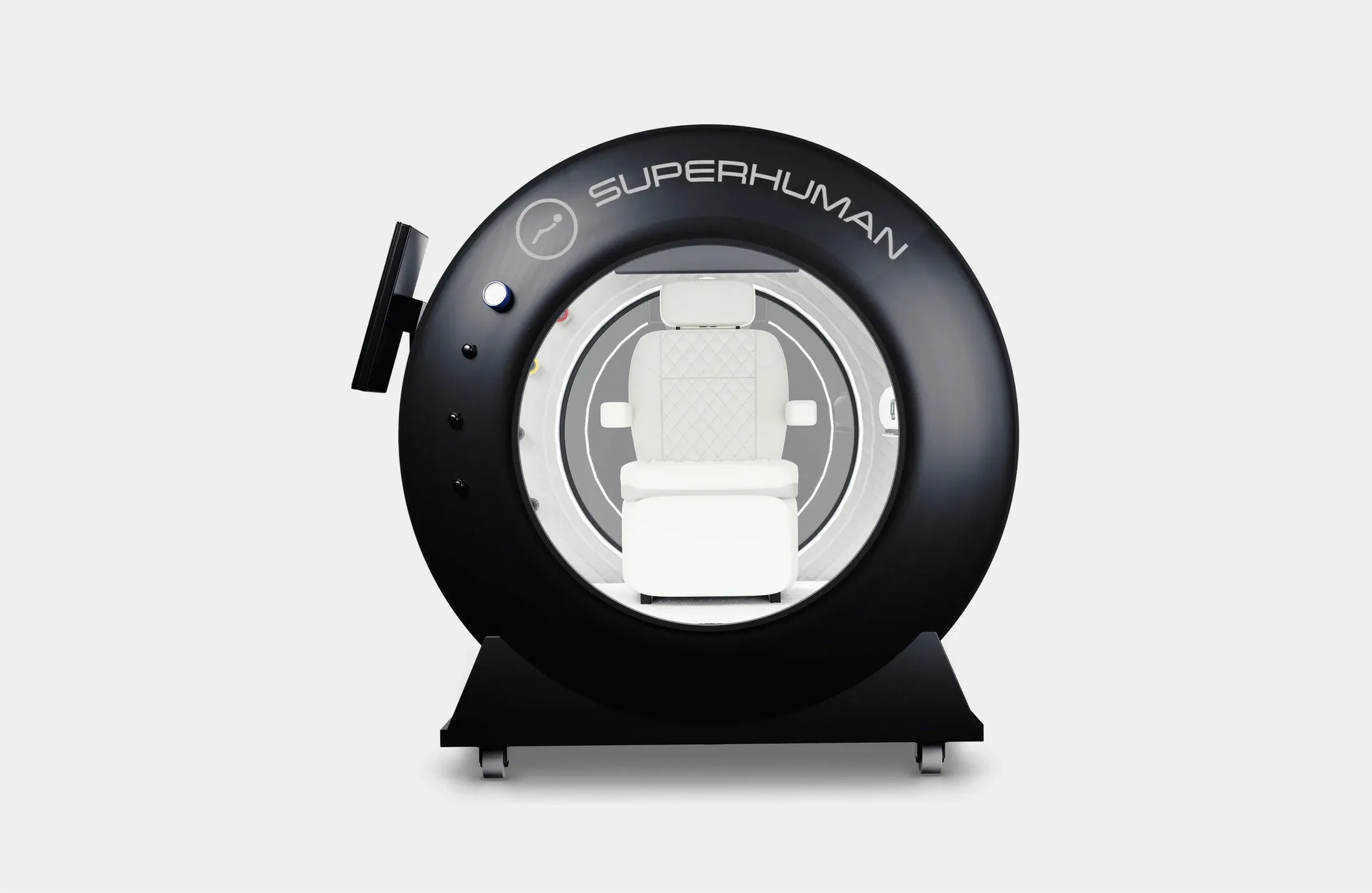 Superhuman X seated hard-shell hyperbaric chamber
