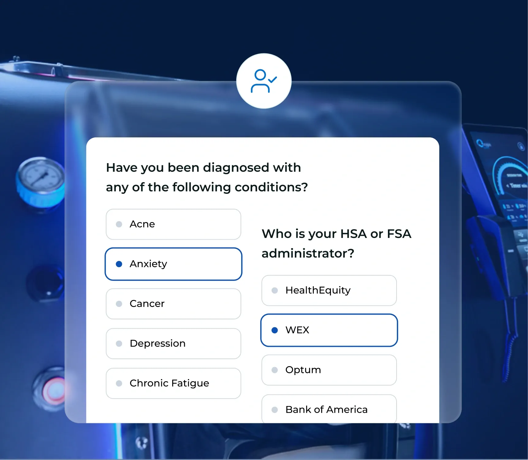 Complete the health survey