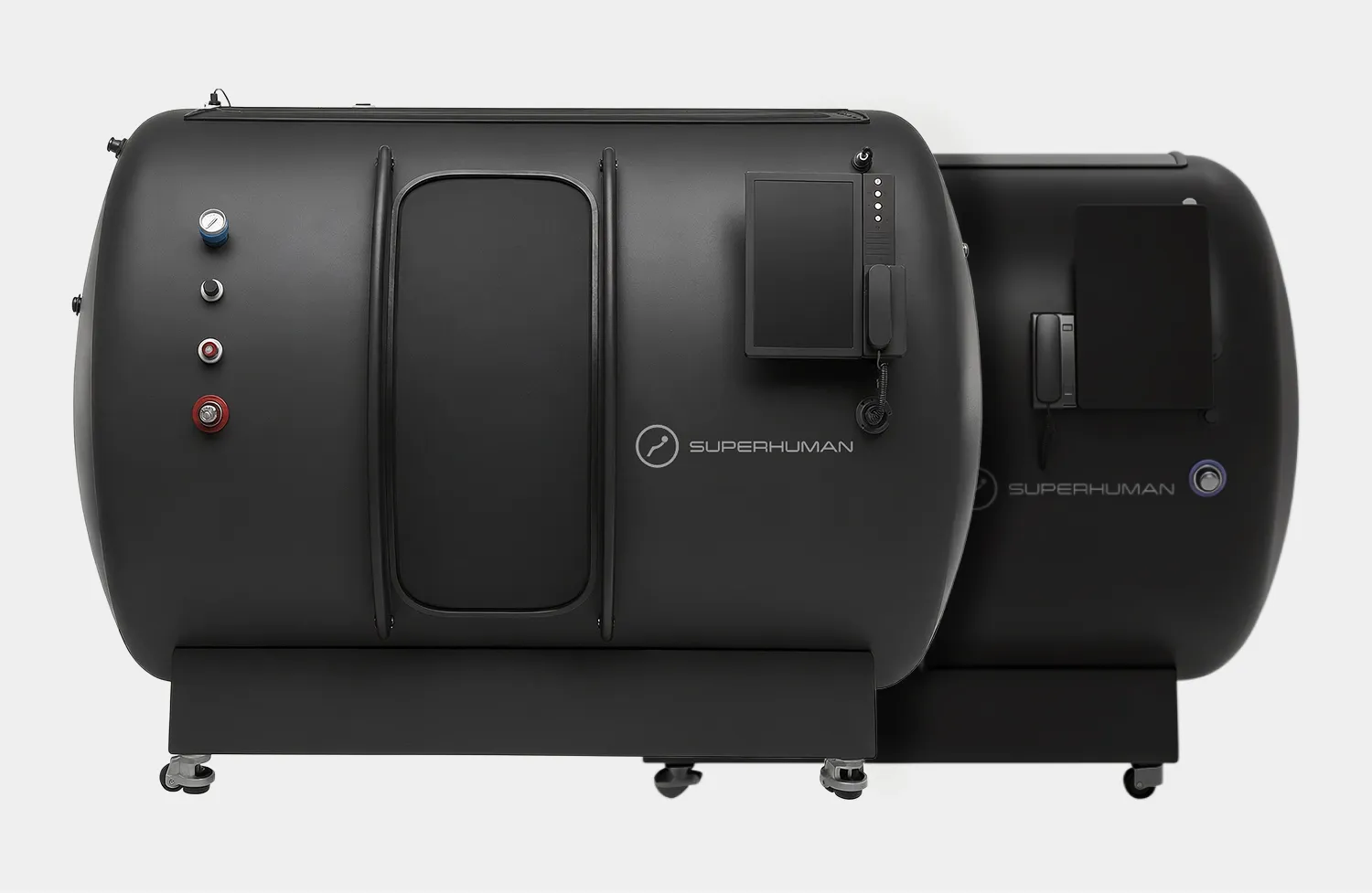 Superhuman T4 and T2 multiplace hyperbaric chambers